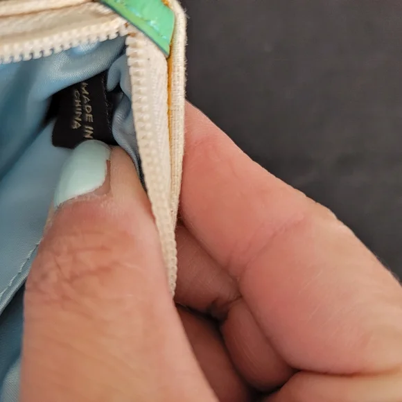 Coach Poppy Signature & Multi-Color Zippered Wristlet - Picture 11 of 14